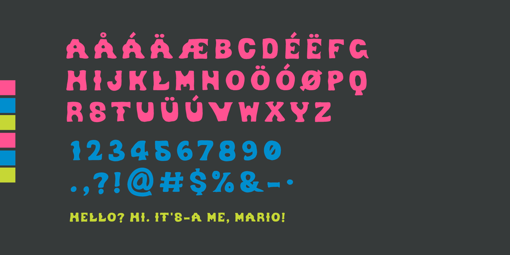 Oslo, a very weird font